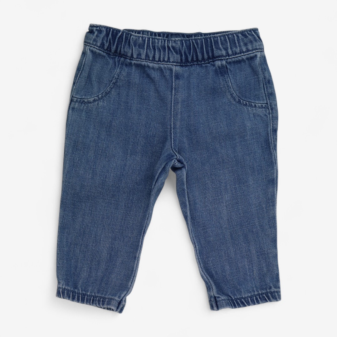 Marks And Spencer, Jeans Blue With Elasticated Waist, 3-6 Months EA51446367D4/1