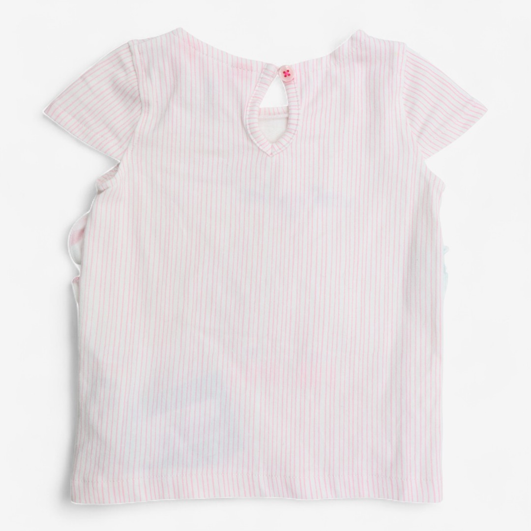 Thumbnail image 1 of Joules, T-Shirt With Frilly Cat Applique , 6-9 Months 27D2FED119CE/1